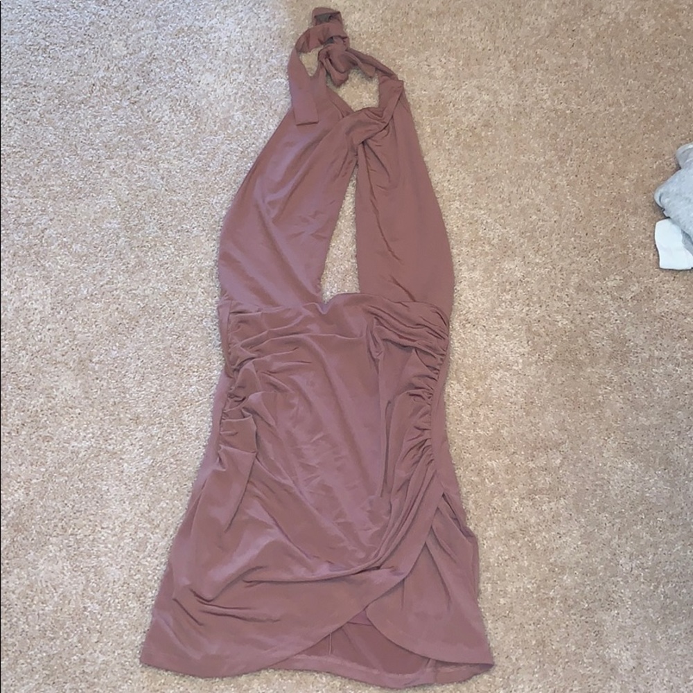 Adorable halter dress.